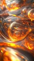 Bold Neon Glow Abstract Background with Radiant Light and Unique Patterns photo