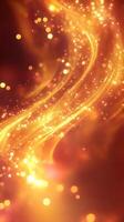 A stunning blend of glowing abstract shapes and dynamic light effects photo