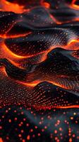 Illuminate your screen with an abstract background featuring glowing shapes and lights photo
