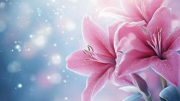 Beautiful bloom captured with intricate details and a mesmerizing bokeh backdrop photo