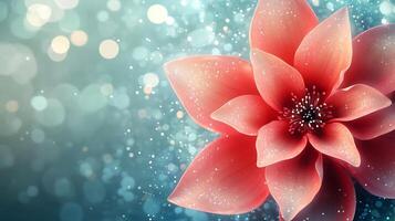Hyper-Realistic Flower Photography with Stunning Bokeh Background for Stock Photo Excellence
