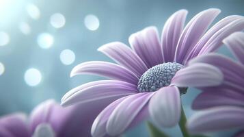 Stunning Bloom Close-Up with Dreamy Bokeh and Hyper-Realistic Details for Stock Use photo