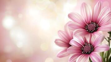 Hyper-Realistic Flower Close-Up with Stunning Bokeh Background photo