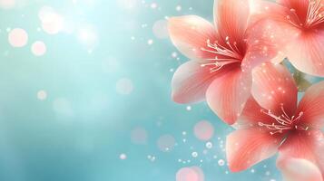 Captivating Flower Close-Up with Dreamy Bokeh Background in Hyper-Realistic High Detail photo