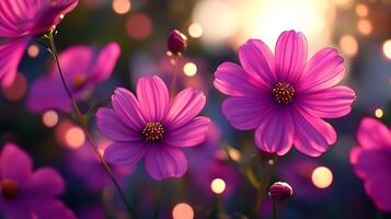 Hyper-Realistic Close-Up Flower with a Dreamy Background Bokeh photo