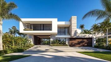 Luxurious Modern Home with Striking Architecture Photographed in Crystal-Clear High Definition photo