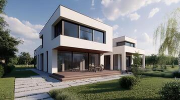 High-Quality Showcase of a Beautifully Designed Modern Duplex Home photo
