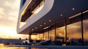 Luxurious contemporary home with stunning architectural details and premium styling photo