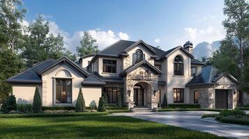 Beautiful Residential Architecture Perfect for Modern Family Needs and Style photo