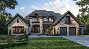 Functional Modern Home Blending Sleek Style and Comfortable Family Spaces photo