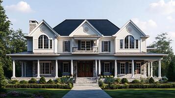 Stylish Family House Offering Sleek Design and Everyday Functionality photo