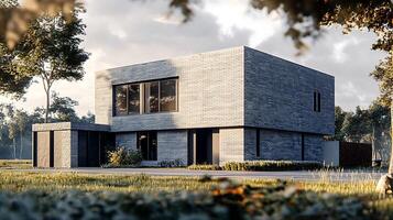 Sleek Modern Residence Offering Functional Family Spaces with Stylish Design photo