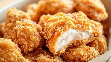 Crispy Golden Chicken Fry Close-Up, Simply Irresistible photo
