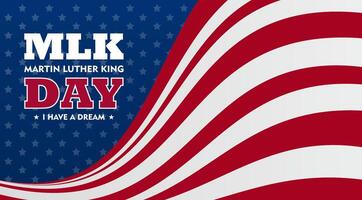 martin luther king day background for banner and poster background vector