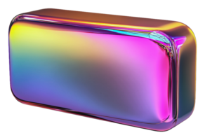 Brightly lit colorful abstract rectangle png