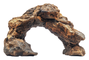 Unique rock formation resembling an archway png