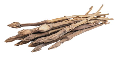 Moringa sticks displayed on a white background png