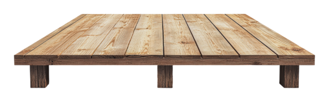Wooden platform for versatile outdoor use png