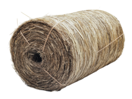 Hay bale rolled and ready for farm use png