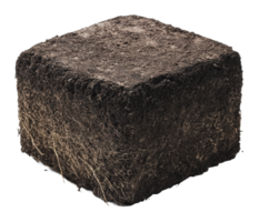Soil block demonstrating crop growth potential png