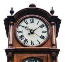 Historic clock tower displaying the time at midday png