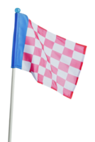 Checkered flag waving at a race png