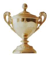 Trophy displayed on a white background png