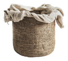forrado de tela tejido almacenamiento cesta png