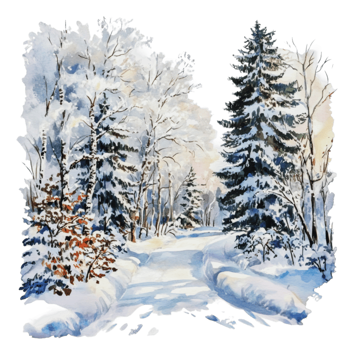 Winter Landscape PNGs for Free Download