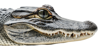 Close-up view of a crocodile's textured snout png