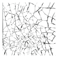Cracks on white surface form patterns png