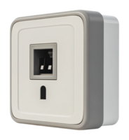 Modern wall outlet with dual functionality design png