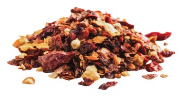 Dried chili flakes ready for culinary use png
