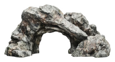 Rock arch structure for garden or landscape design png