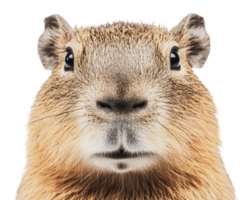 Close-up of a capybara looking at the camera png
