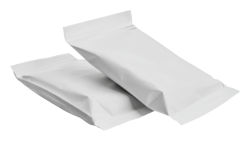 Simple white packets on a clean surface png