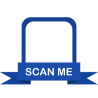 QR code frame. QR code. Scan me. Social media applications code. Mobile payment. png