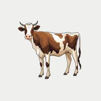 Cow Illustration in Style vector