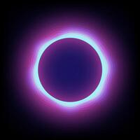 Abstract background with sphere neon futuristic vector