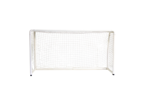 Professional soccer goal post, ideal for training and match setups, isolated view. png