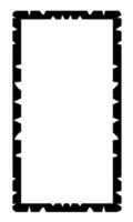 Blod line cut art frame vector