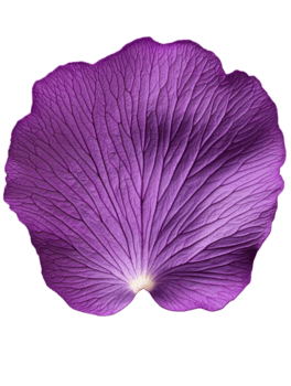 vibrante púrpura pétalo con intrincado las venas vitrinas natural belleza png