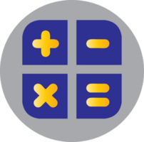Mathematics sign with frame png