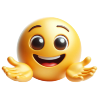 Smiling Face With Open Hands Emoji on transparent png