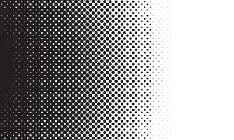 Black and white dotted halftone background vector