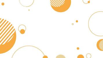 Modern background with round shape memphis styles vector