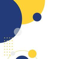 Geometric memphis shapes on transparent background. Modern geometric background for business or corporate presentation. vector