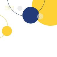 Flat Geometric Abstract Background Corner Design vector
