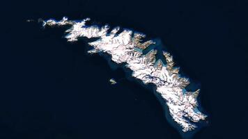 4K South Georgia and The South Sandwich Islands Territory Map, High Resolution Satellite View, Widescreen 4K Resolution photo