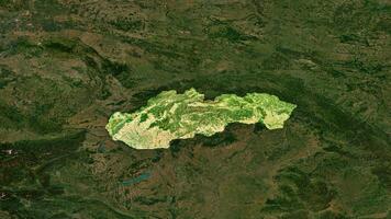 4K Slovakia Territory Map in Europe, High Resolution Satellite View, Widescreen 4K Resolution photo